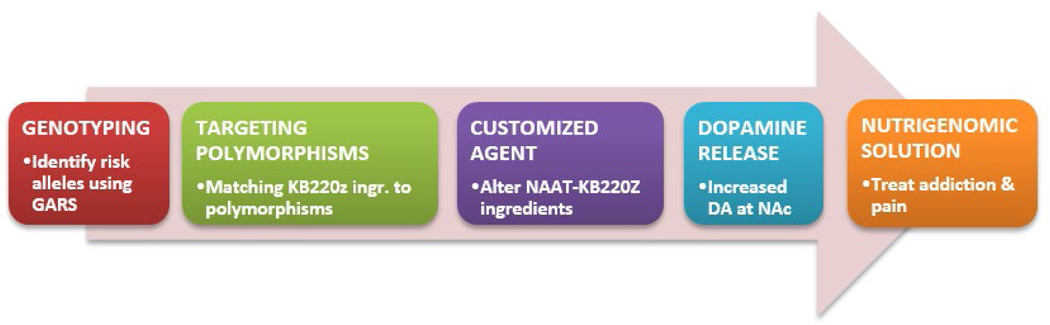 Coupling Neurogenetics (GARS™) and a Nutrigenomic Based Dopaminergic Agonist to Treat Reward Deficiency Syndrome (RDS): Targeting Polymorphic Reward Genes for Carbohydrate Addiction Algorithms.