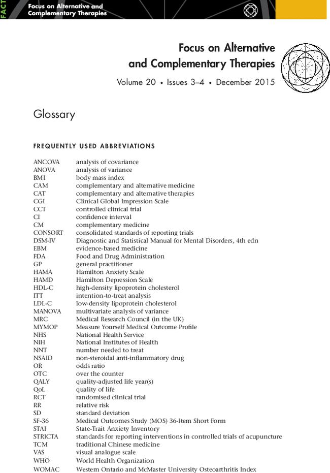 Glossary