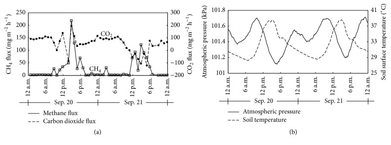 Contribution of Ebullition to Methane and Carbon Dioxide Emission from Water between Plant Rows in a Tropical Rice Paddy Field.