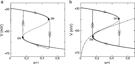 A Mathematical Model of a Midbrain Dopamine Neuron Identifies Two Slow Variables Likely Responsible for Bursts Evoked by SK Channel Antagonists and Terminated by Depolarization Block.