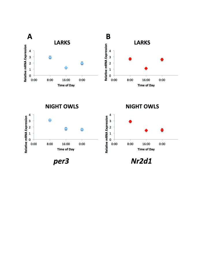 Diurnal Preference Predicts Phase Differences in Expression of Human Peripheral Circadian Clock Genes.