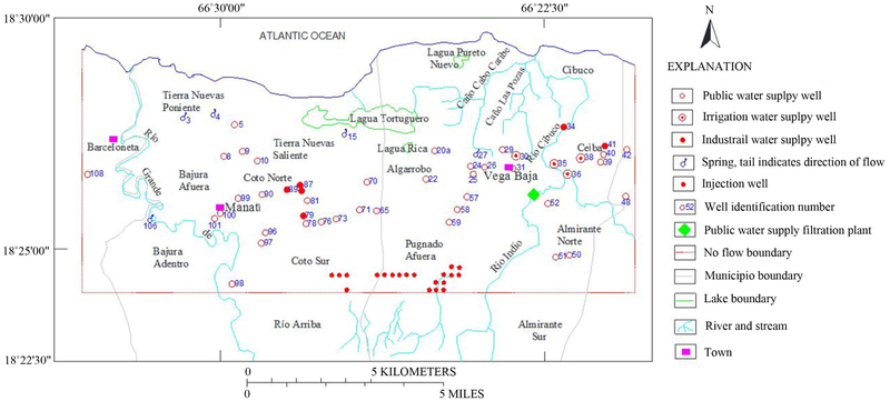 Simulation of Regional Karst Aquifer System and Assessment of Groundwater Resources in Manatí-Vega Baja, Puerto Rico.