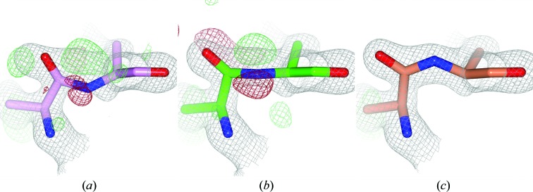 Detection of trans-cis flips and peptide-plane flips in protein structures.