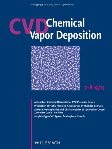 Cover image from Jones and co-workers (Chem Vap. Deposition 2010, 16, 257)