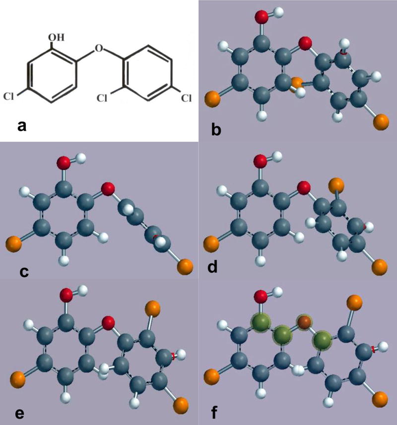 Triclosan antimicrobial polymers.