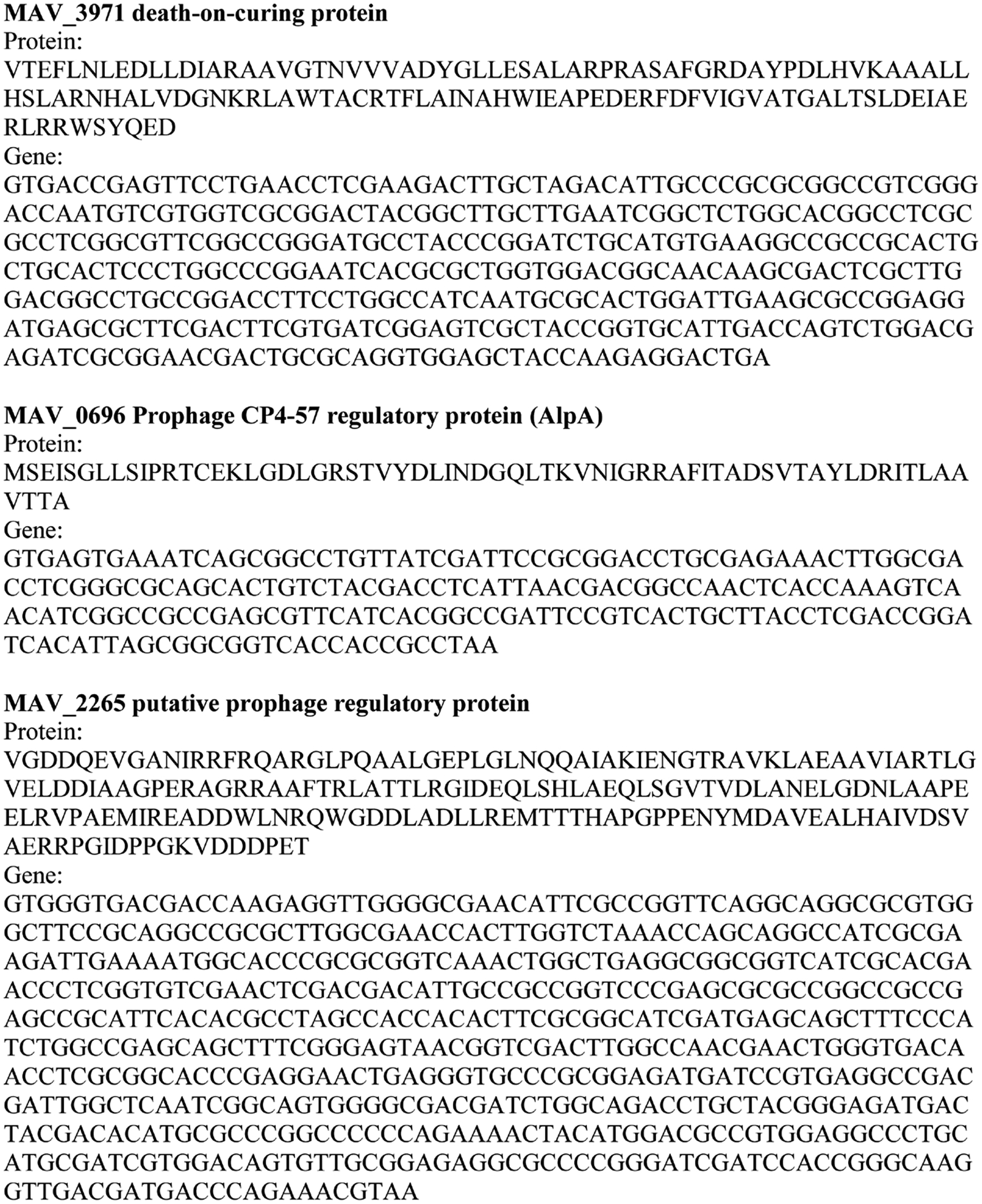 Identification of Prophages within the <i>Mycobacterium avium</i> 104 Genome and the Link of Their Function Regarding to Environment Survival.