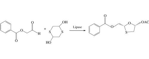 One-pot stereoselective synthesis of chiral 1, 3-oxathiolane by Trichosporon laibachii lipase: Optimization by response surface methodology integrated a desirability function approach