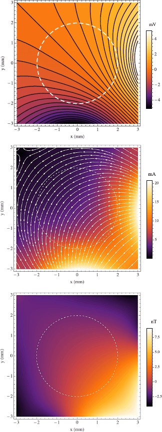 Analytic Modeling of Neural Tissue: I. A Spherical Bidomain.