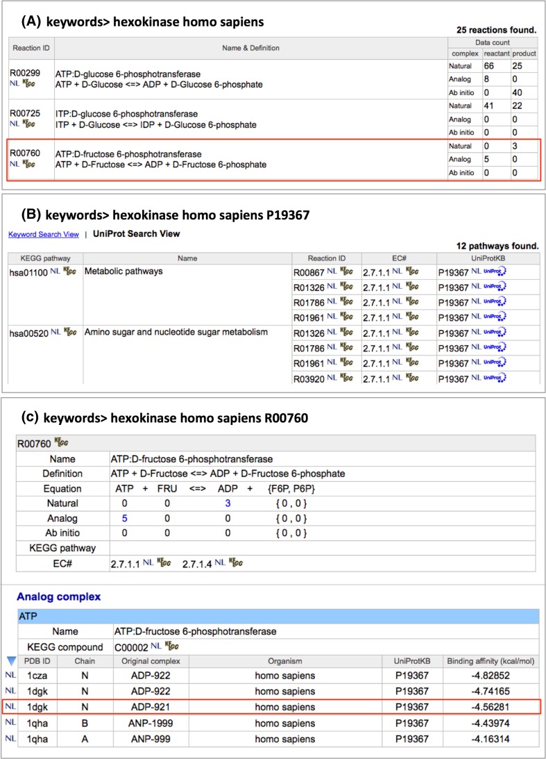 NLDB: a database for 3D protein-ligand interactions in enzymatic reactions.