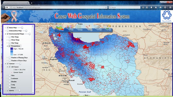 Developing a WebGIS for Geo-Visualization of Cancer.