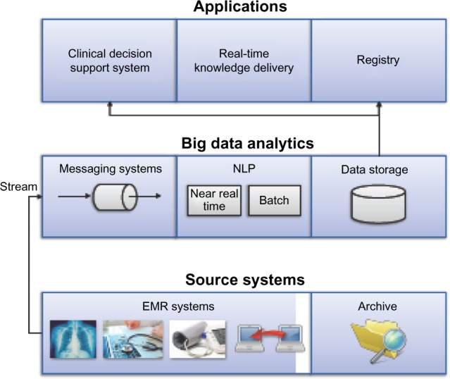 Toward a Learning Health-care System - Knowledge Delivery at the Point of Care Empowered by Big Data and NLP.