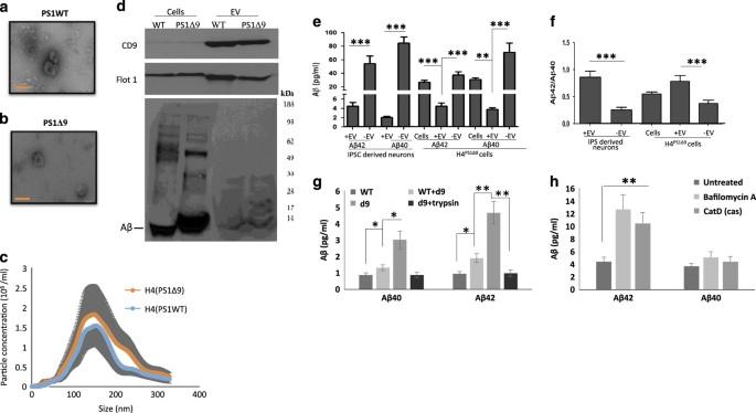 Extracellular vesicle-associated Aβ mediates trans-neuronal bioenergetic and Ca2+-handling deficits in Alzheimer’s disease models