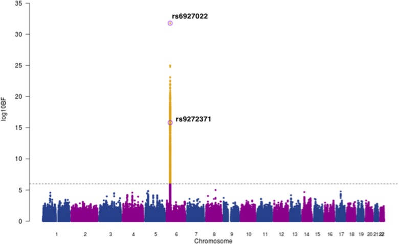 Whole-genome association study of antibody response to Epstein-Barr virus in an African population: a pilot.