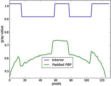 Efficient implementation of a local tomography reconstruction algorithm