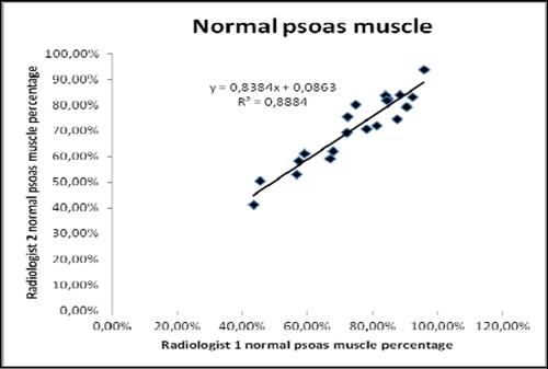 A novel computed tomography method to detect normal from abnormal psoas muscle: a pilot feasibility study