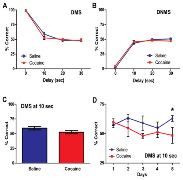 The Effects of Extended-Access Cocaine Self-Administration on Working Memory Performance, Reversal Learning and Incubation of Cocaine-Seeking in Adult Male Rats.