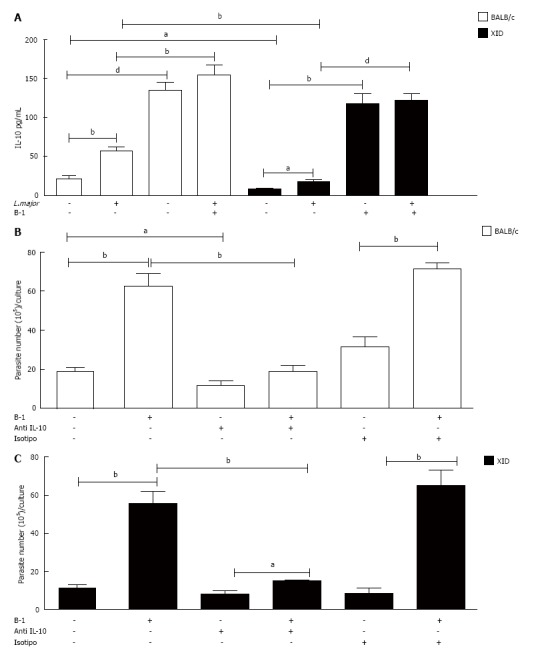 B-1 cells modulate the murine macrophage response to <i>Leishmania major</i> infection.