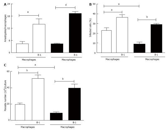 B-1 cells modulate the murine macrophage response to <i>Leishmania major</i> infection.