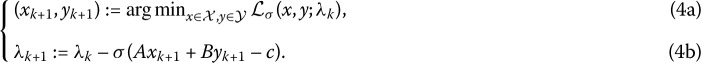 Convergence analysis on a modified generalized alternating direction method of multipliers.