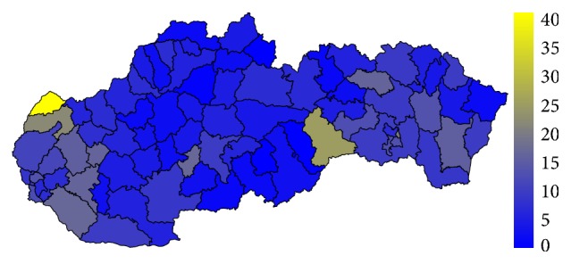 Development of Regional Disparities in Alzheimer's Disease Mortality in the Slovak Republic from 1996 to 2015.