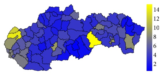 Development of Regional Disparities in Alzheimer's Disease Mortality in the Slovak Republic from 1996 to 2015.