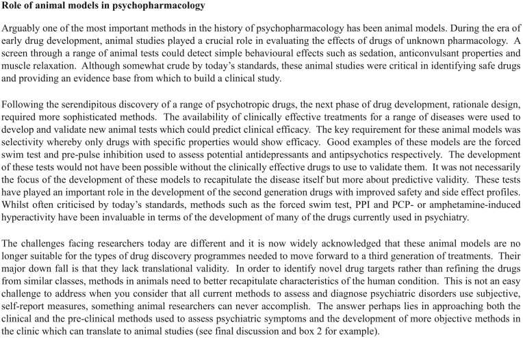 Psychopharmacology: From serendipitous discoveries to rationale design, but what next?