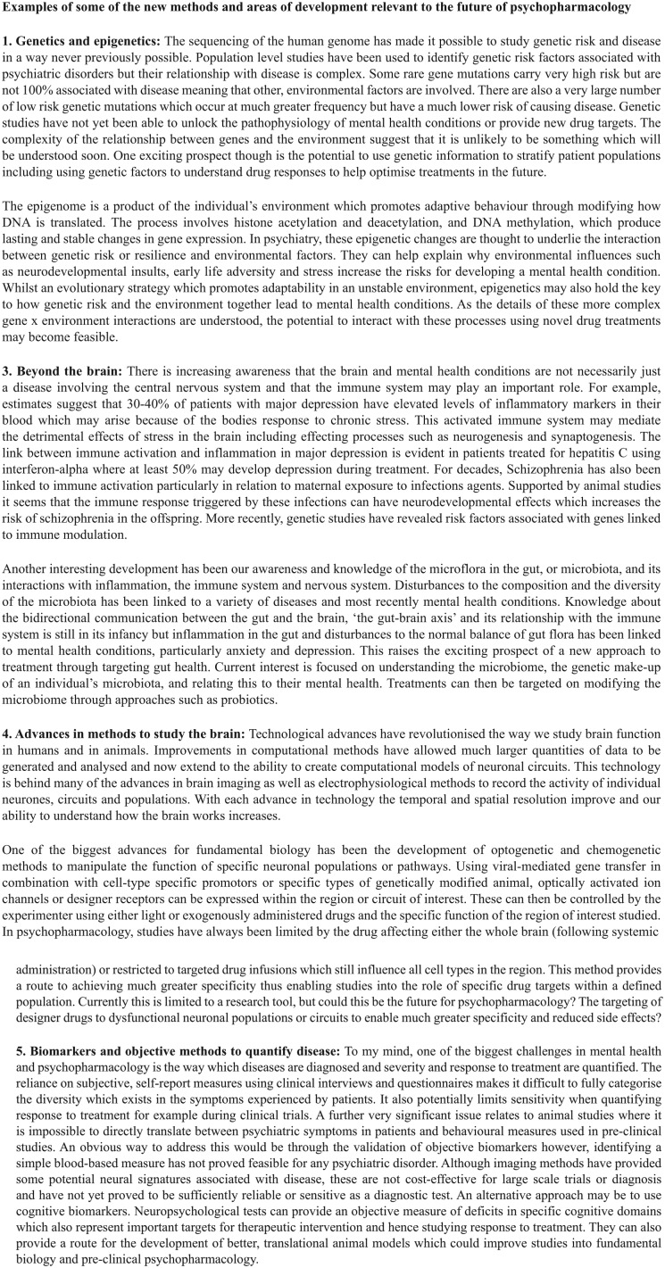 Psychopharmacology: From serendipitous discoveries to rationale design, but what next?