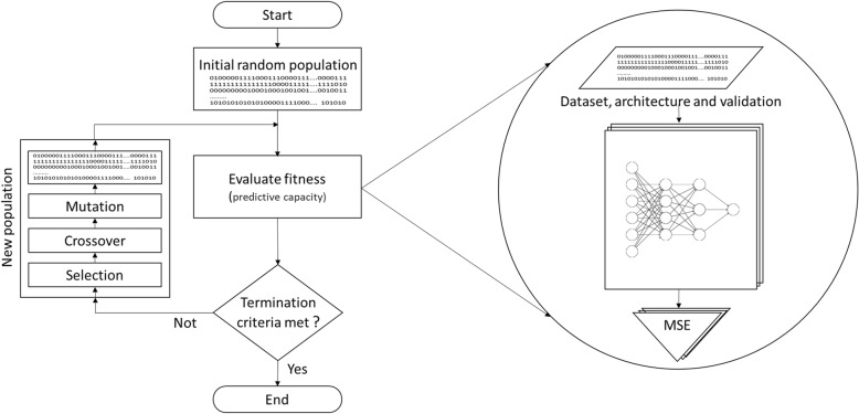 Model based on GA and DNN for prediction of mRNA-Smad7 expression regulated by miRNAs in breast cancer.