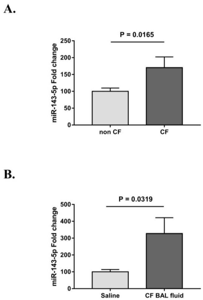 Identification of a novel functional miR-143-5p recognition element in the Cystic Fibrosis Transmembrane Conductance Regulator 3'UTR.