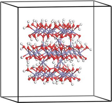 Density functional theory modeling of chromate adsorption onto ferrihydrite nanoparticles