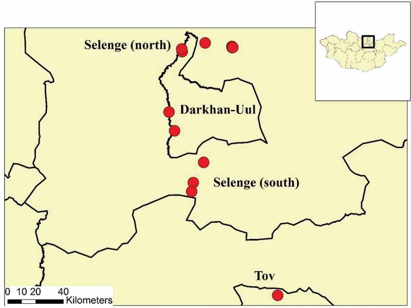 A cross-sectional study of small mammals for tick-borne pathogen infection in northern Mongolia.