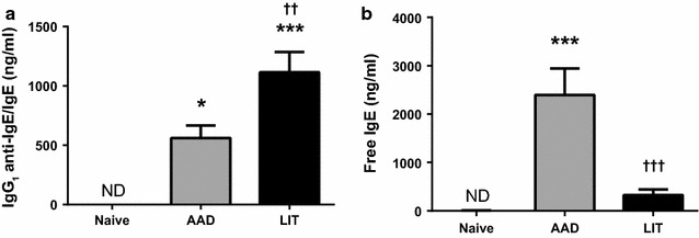 Regulation of IgE activity in inhalational tolerance via formation of IgG anti-IgE/IgE immune complexes.