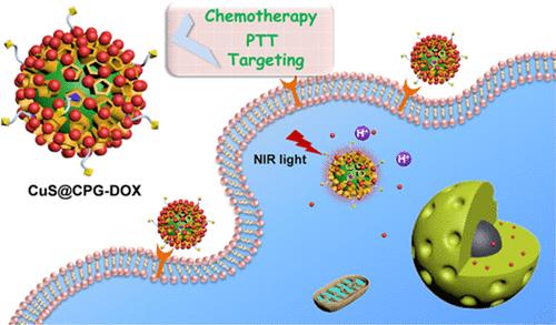 Supramolecular Nanosystem Based on Pillararene-Capped CuS Nanoparticles for Targeted Chemo-Photothermal Therapy