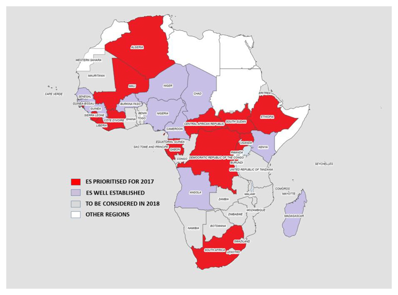 Progress on the Implementation of Environmental Surveillance in the African Region, 2011-2016.