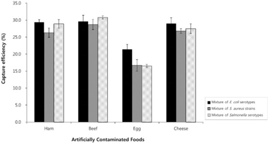 Direct Detection of <i>Escherichia coli, Staphylococcus aureus</i>, and <i>Salmonella</i> spp. in Animal-derived Foods Using a Magnetic Bead-based Immunoassay.