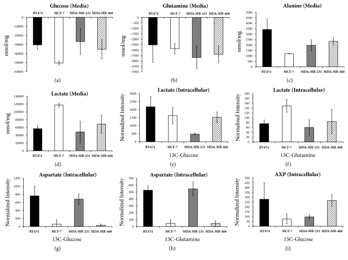 Stable Isotope-Resolved Metabolomic Differences between Hormone-Responsive and Triple-Negative Breast Cancer Cell Lines.