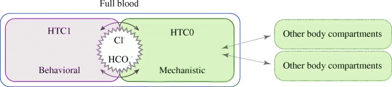 Modern and traditional approaches combined into an effective gray-box mathematical model of full-blood acid-base.