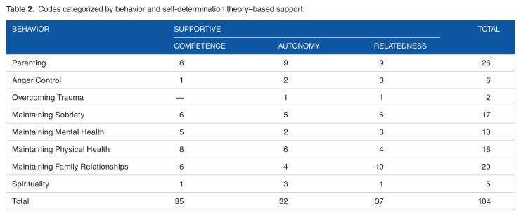 A Qualitative Analysis of Family Dynamics and Motivation in Sessions With 15 Women in Drug Treatment Court.