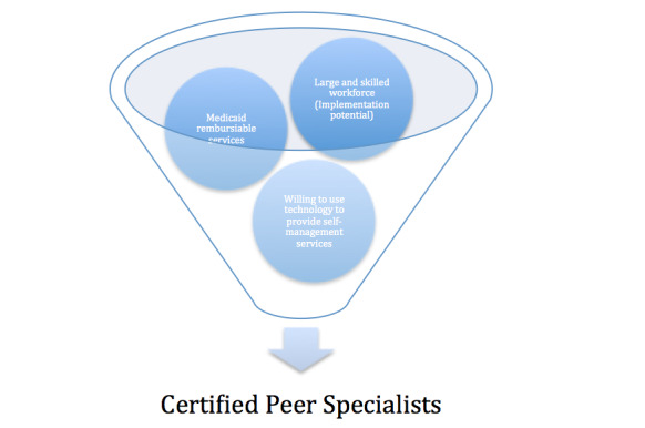 Application of Community-Engaged Research to Inform the Development and Implementation of a Peer-Delivered Mobile Health Intervention for Adults With Serious Mental Illness.