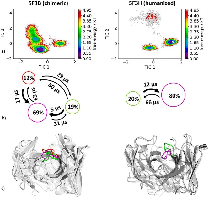 Antibody humanization-the Influence of the antibody framework on the CDR-H3 loop ensemble in solution.