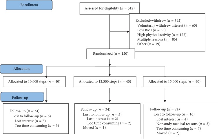 The Impact of Step Recommendations on Body Composition and Physical Activity Patterns in College Freshman Women: A Randomized Trial.