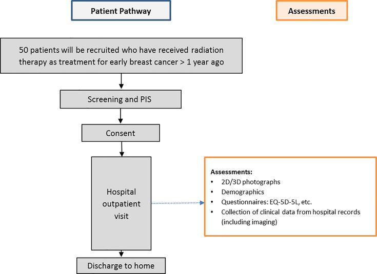 Radiation-induced fibrosis in breast cancer: A protocol for an observational cross-sectional pilot study for personalised risk estimation and objective assessment