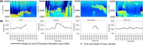 Beyond the planetary boundary layer: Bacterial and fungal vertical biogeography at Mount Sonnblick, Austria