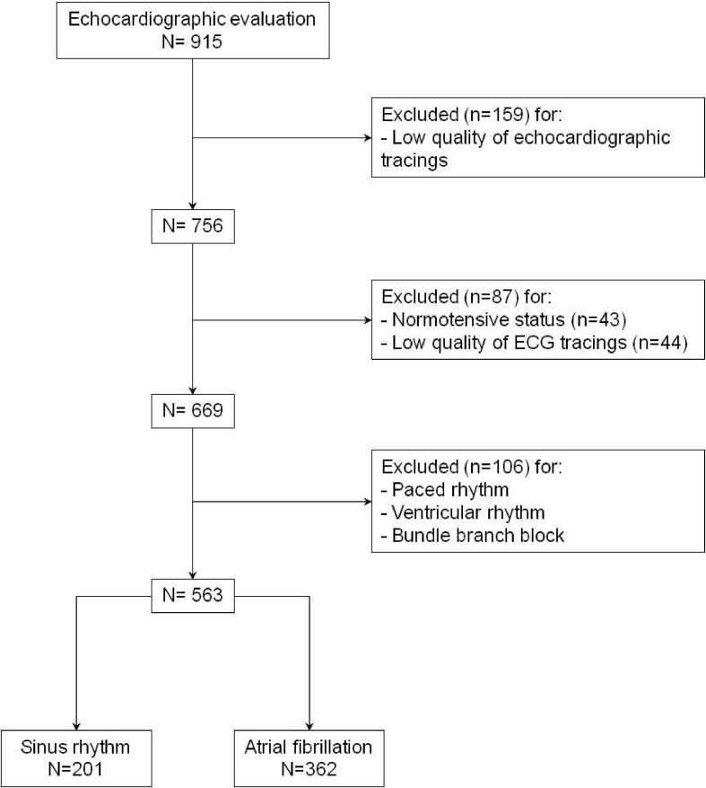 Electrocardiography for diagnosis of left ventricular hypertrophy in hypertensive patients with atrial fibrillation