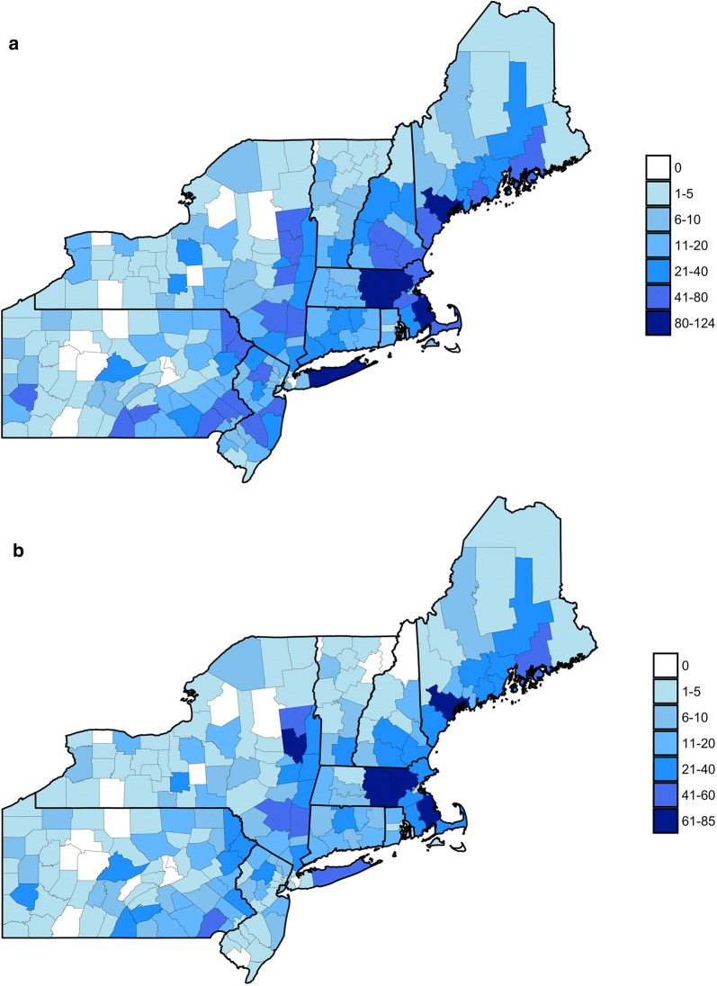 Citizen science informs human-tick exposure in the Northeastern United States.