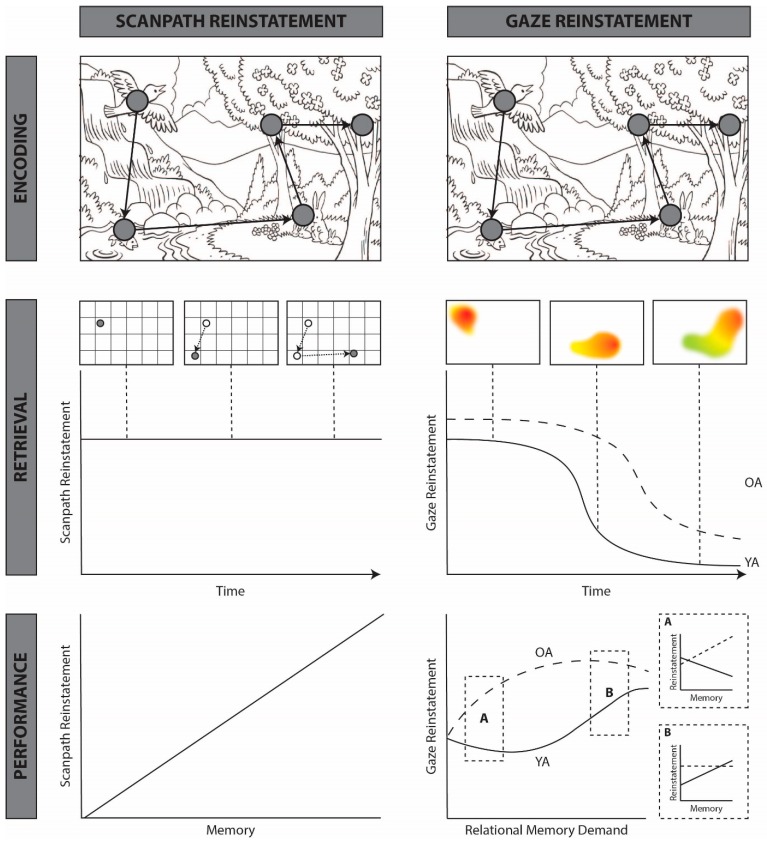 Eye Movements Actively Reinstate Spatiotemporal Mnemonic Content.