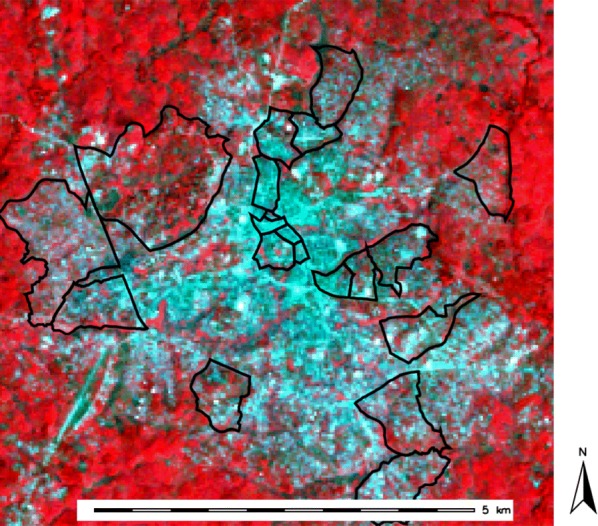 Estimating the size of urban populations using Landsat images: a case study of Bo, Sierra Leone, West Africa.