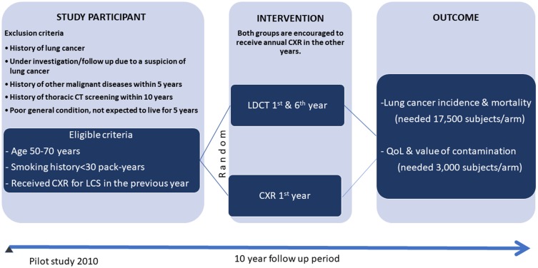 Landscape on CT screening for lung cancer in Asia.