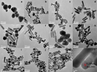 Preparation and plasmon resonance properties of Au nanorods and Aunanorods@SiO2