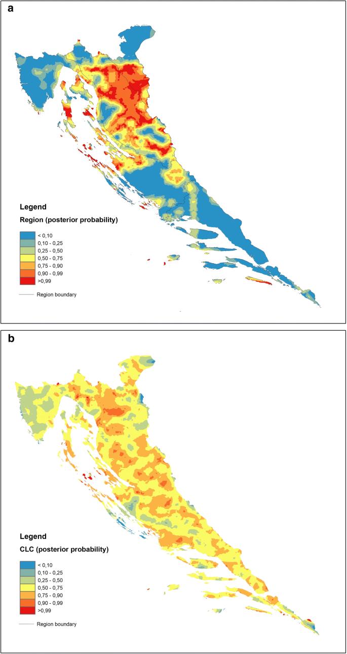 Discrimination of topsoil environments in a karst landscape: an outcome of a geochemical mapping campaign